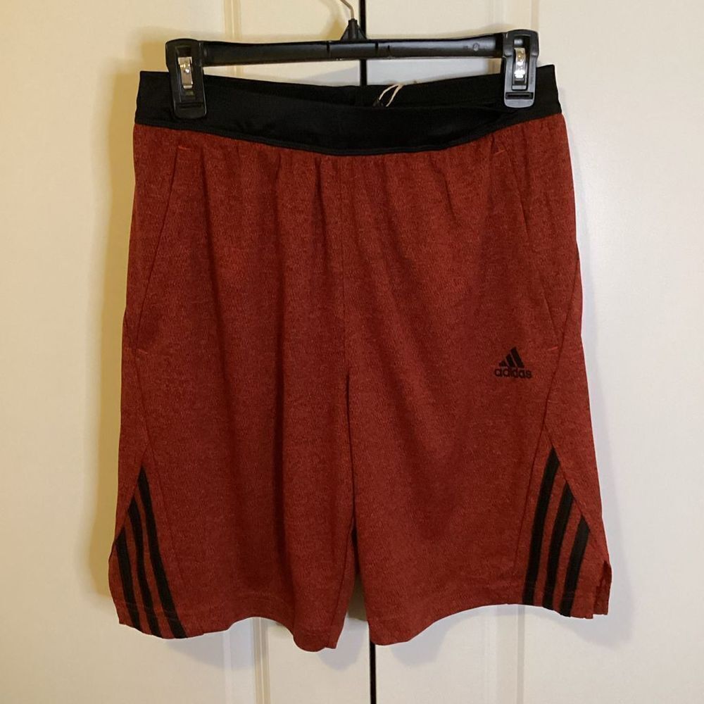 NWT Mens Adidas‎ Axis athletic shorts Red/black small